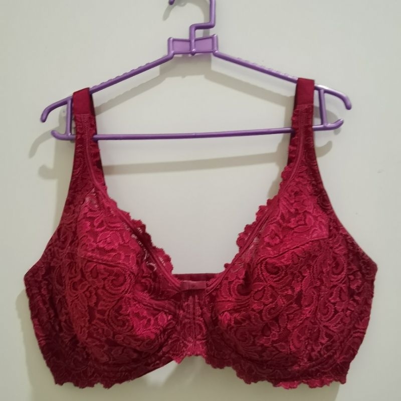 Bra Berkawat Tanpa Busa Size AU 14F/14G 36F/G Ukuran Jumbo Cup F G BH Size 36 Pakaian Dalam Wanita