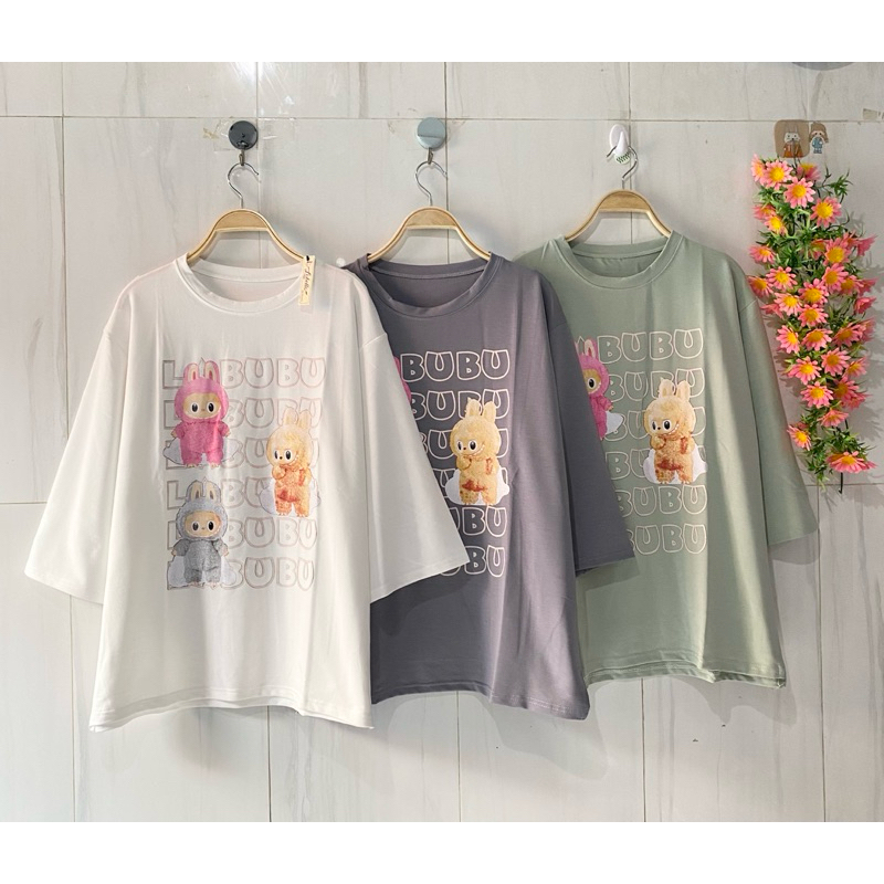 atasan labubu atasan oversize wanita kaos import atasan wanita jumbo kaos jumbo wanita