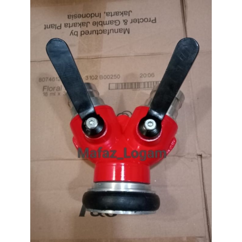 Y connection Cabang Pemadam 2,5"x1,5"x1,5"