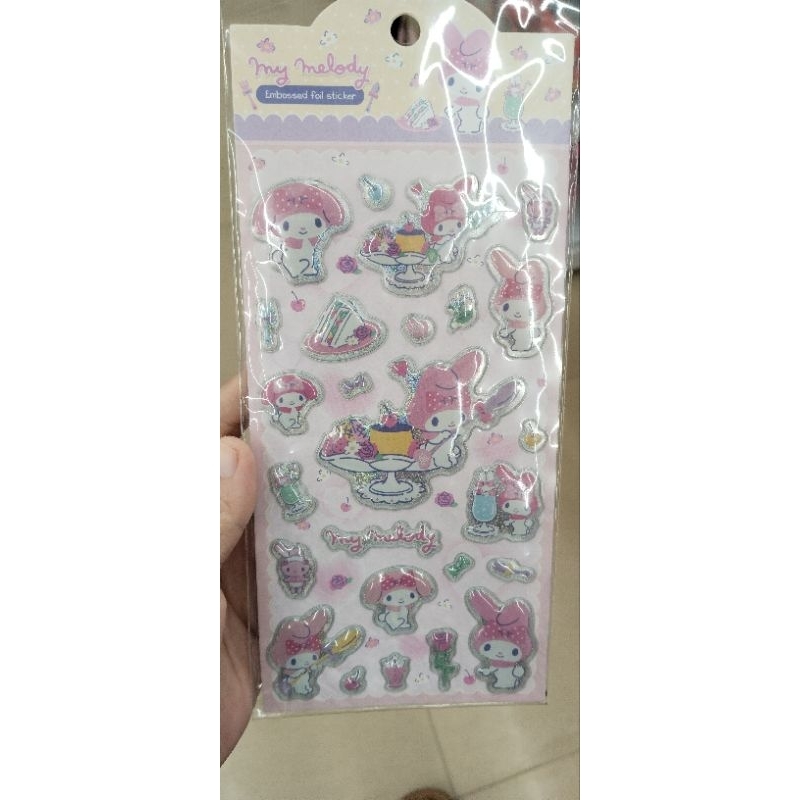 

Embossed Foil Sticker Melody Kuromi