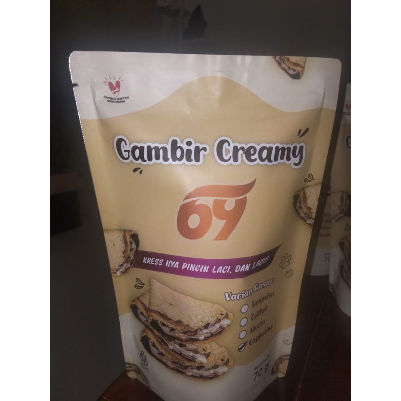 

GAMBIR CREAMY 69 70gram/kue semprong/opak gambir