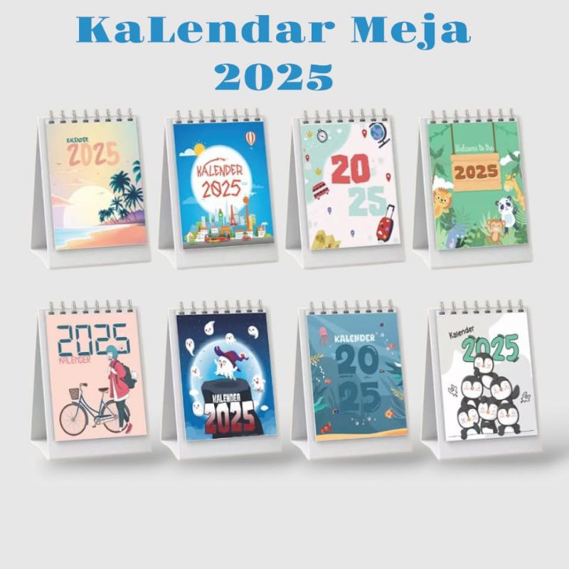 

KALENDER MINI 2025 - KALENDER MEJA AESTHETIC - KALENDER KANTOR MINI - KALENDER