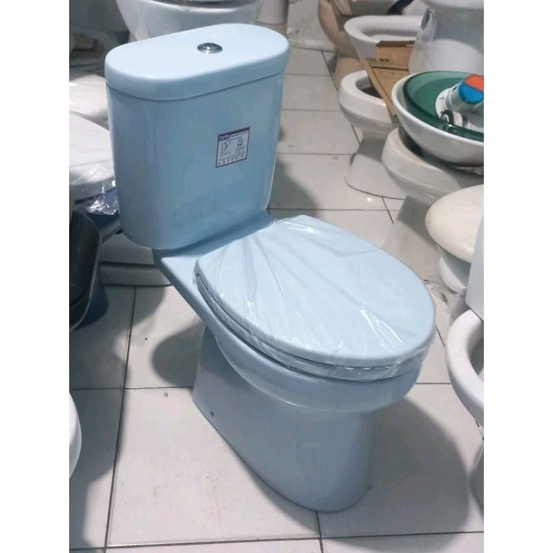 CLOSET DUDUK TOTO CW421JP BIRU MUDA|CLOSET TOTO CW421 BIRU MUDA