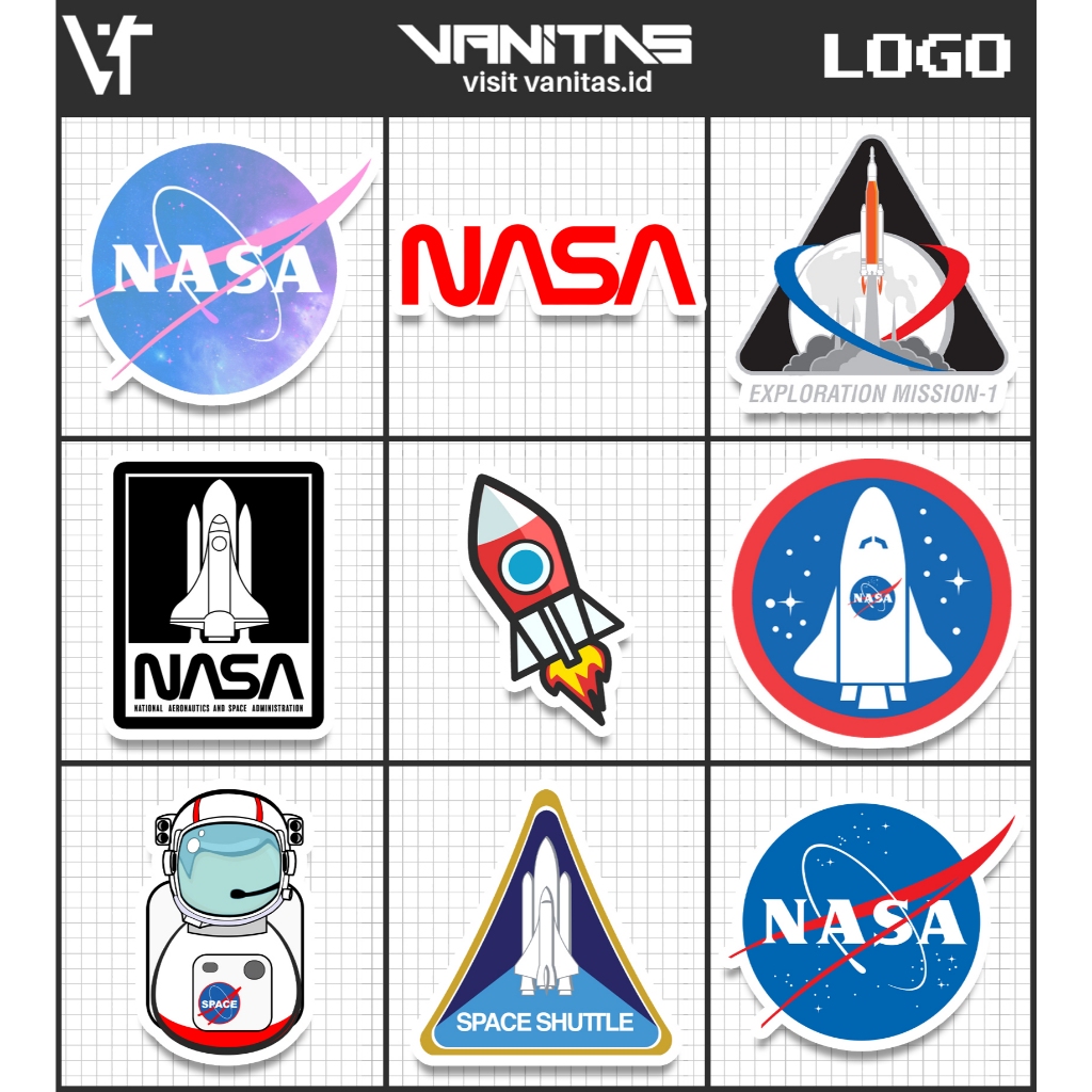 

Stiker/Sticker | NASA | Sticker HP Aesthetic