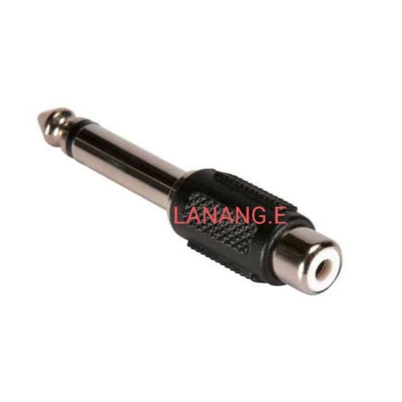 Jack rca to akai mono/konverter rca female to akai mono 6.5 male