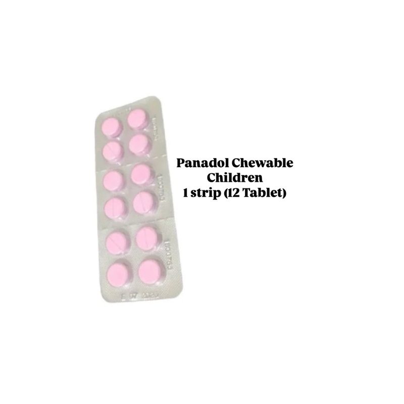 Panadol Anak Malaysia Chewable 12 Tablets (1 Strip)