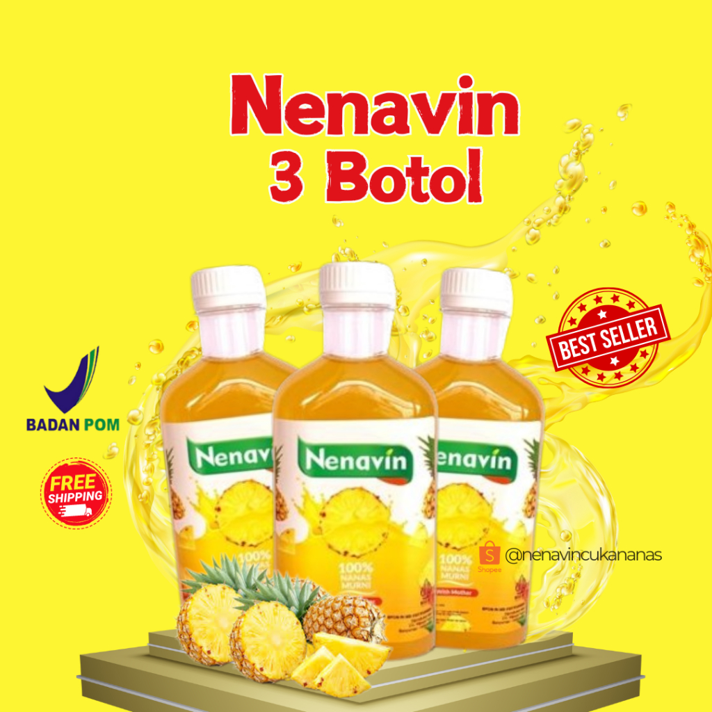 

Nenavin Cuka Nanas Original 3 Botol