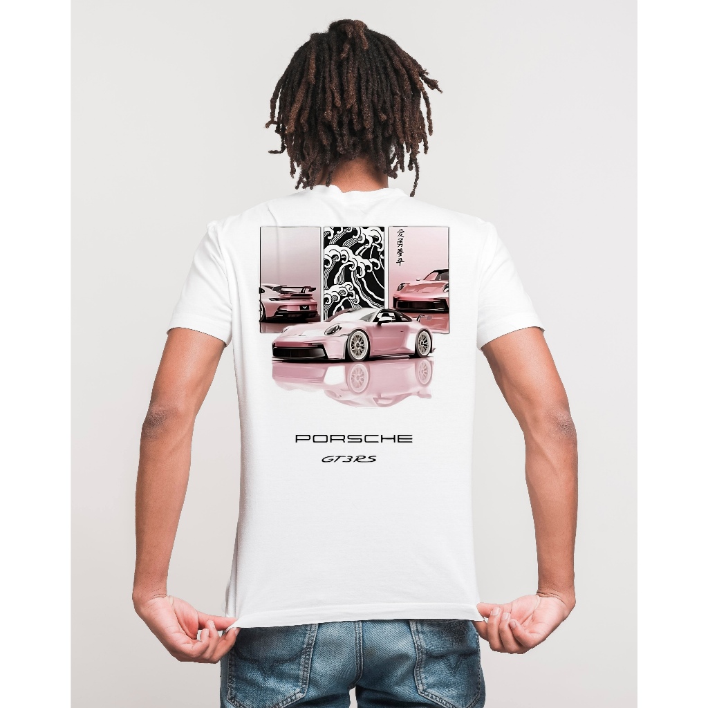 Savoir "Porsche GT3 RS" White Reguler T-Shirt