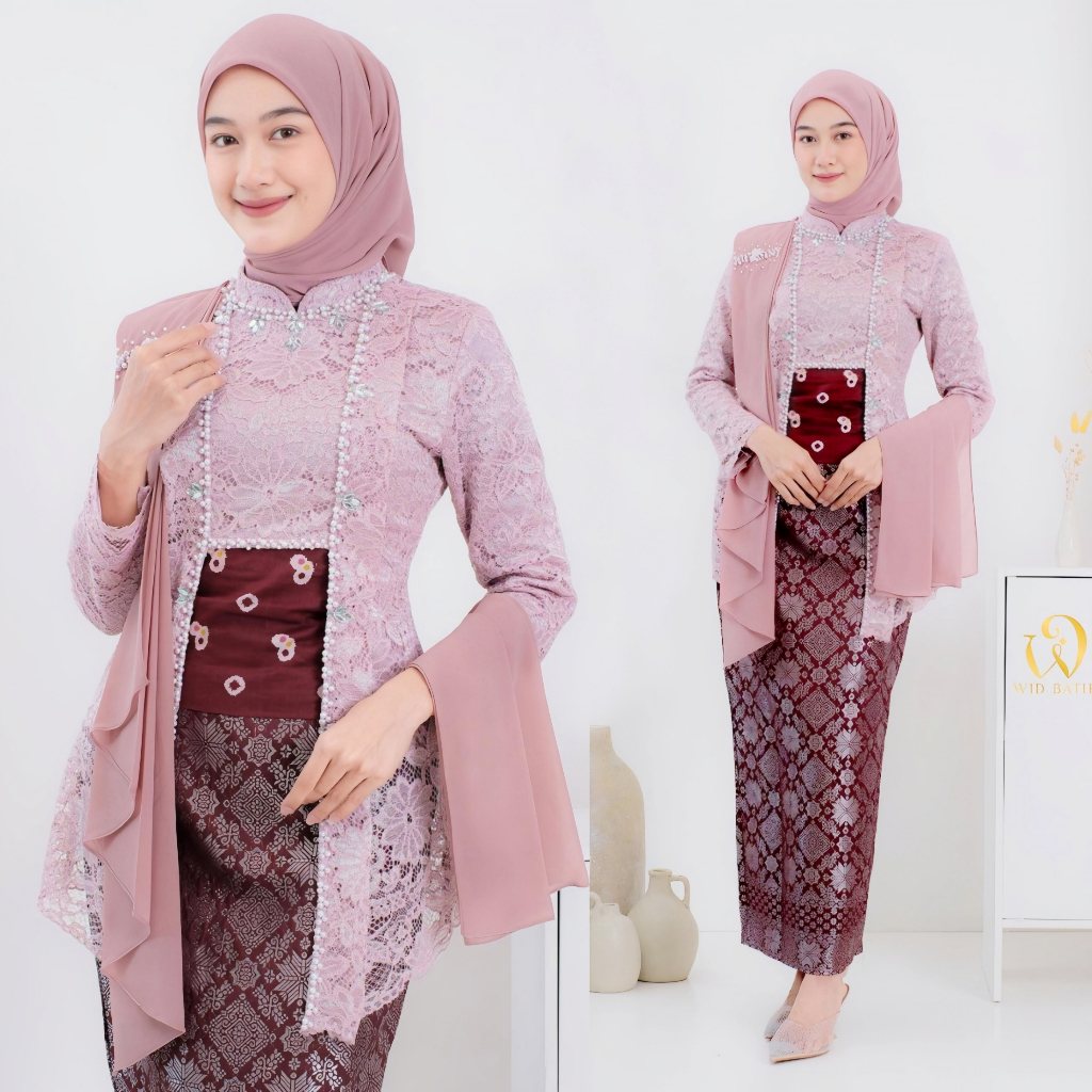 ONESET KEBAYA WANITA KUTUBARU TERBARU SETELAN BAJU KONDANGAN SET WISUDA /RESEPSI PERNIKAHAN KEKINIAN