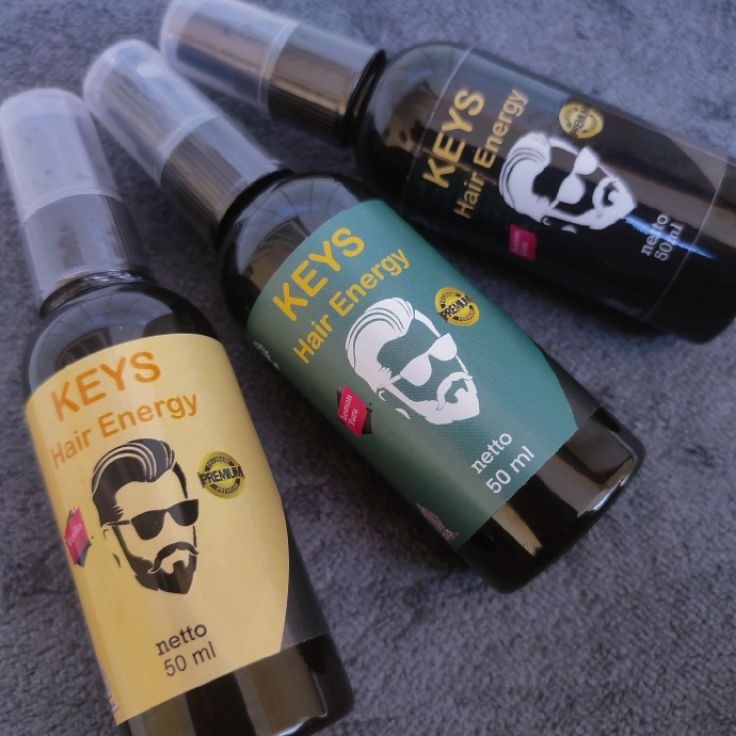 Serba Grosir  Paket 3 botol Minyak Rambut Pria Spray Tahan Klimis Sepanjang Hari Minyak Kemiri Minya