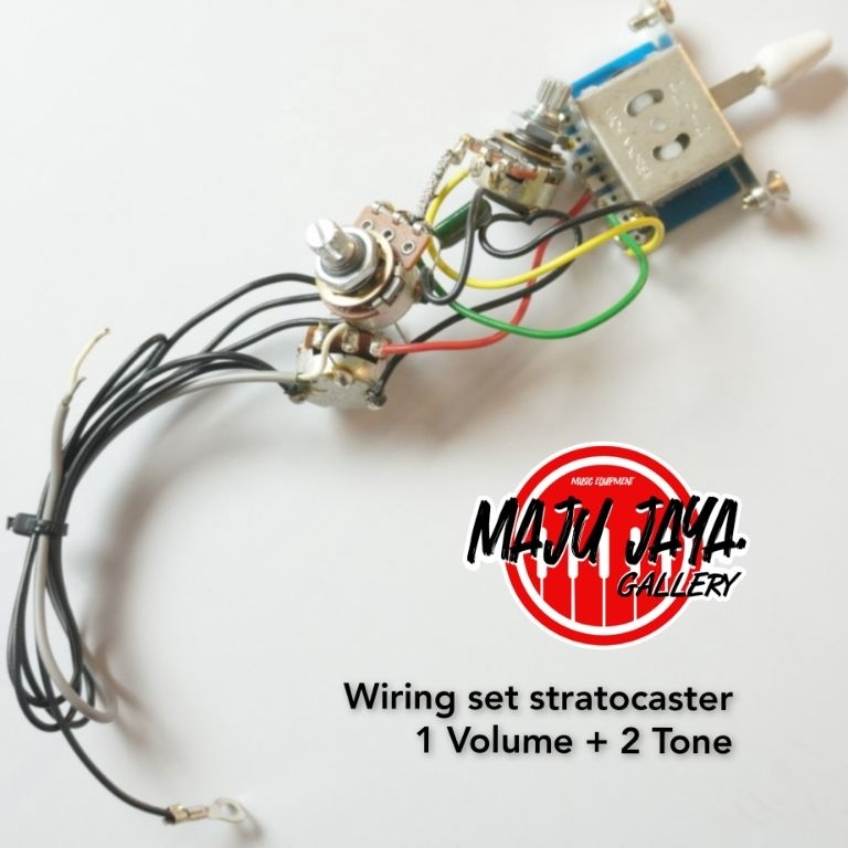 New Discount wiring set kit gitar elektrik model stratocaster eks squier