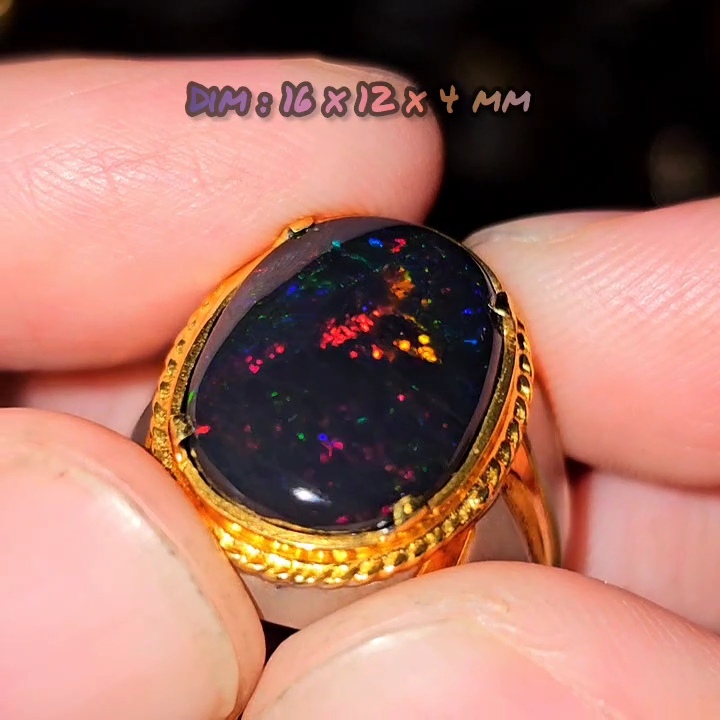 Black Opal Solid Banten Jarong Mewah