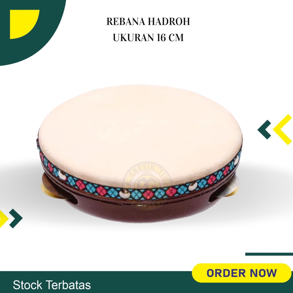Harga Terjamin rebana hadroh ukuran 16 cm Rebana Alat Musik Terbangan Untuk Anak rebana kotek kricik