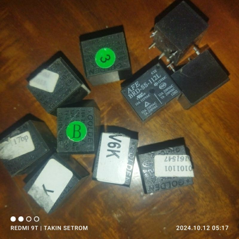 RELAY 10A 12V ORIGINAL CABUTAN