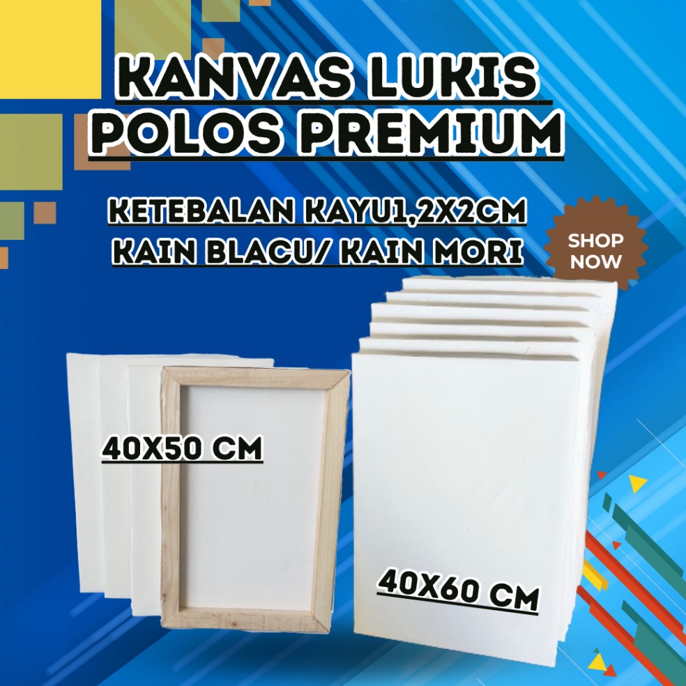 

Produk Terupdate kanvas lukis 4x5 4x6cm polos kain blacu premium