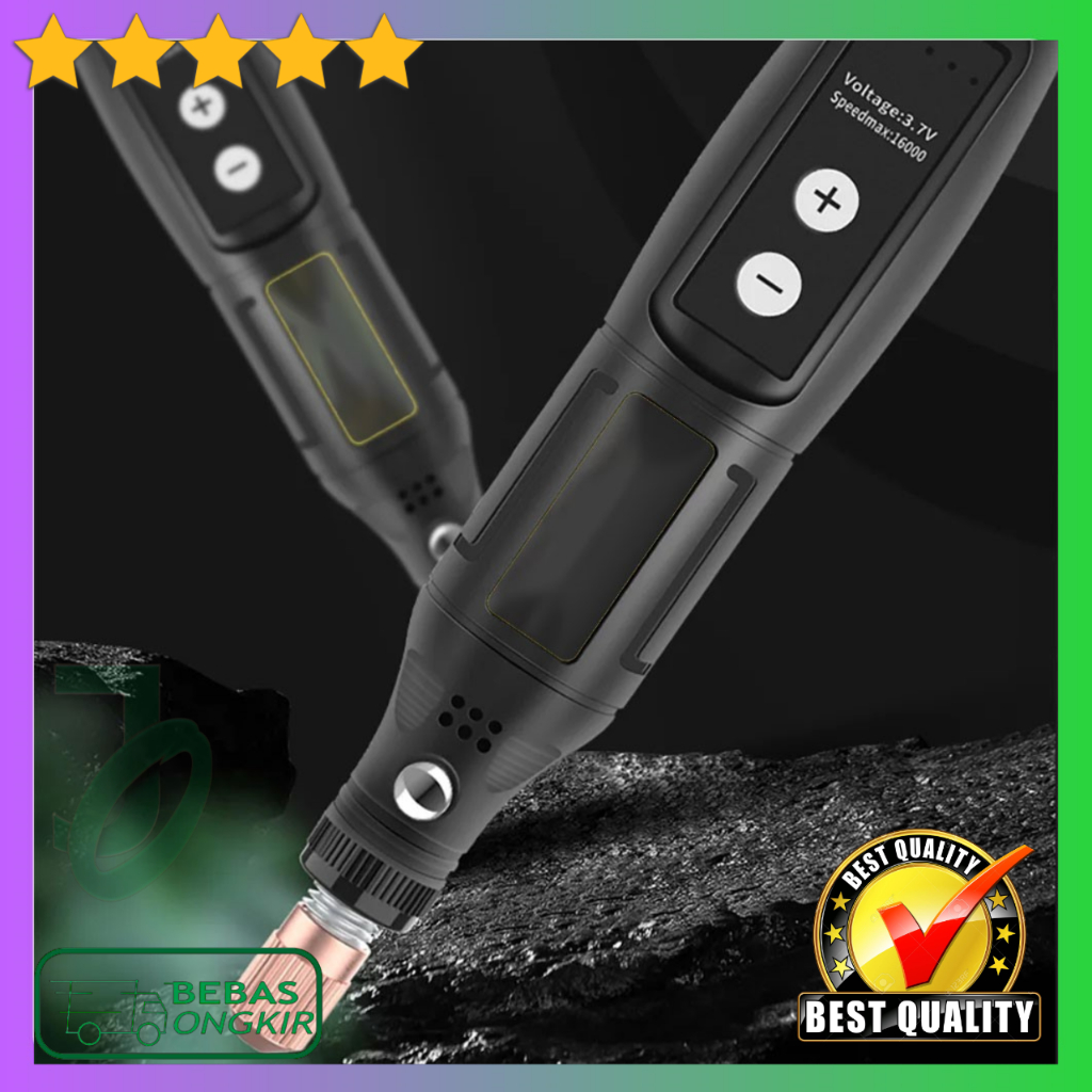 Mini Grinder Set Cordless USB 5 Speed 16000 RPM 3.7V VaKee VK-16