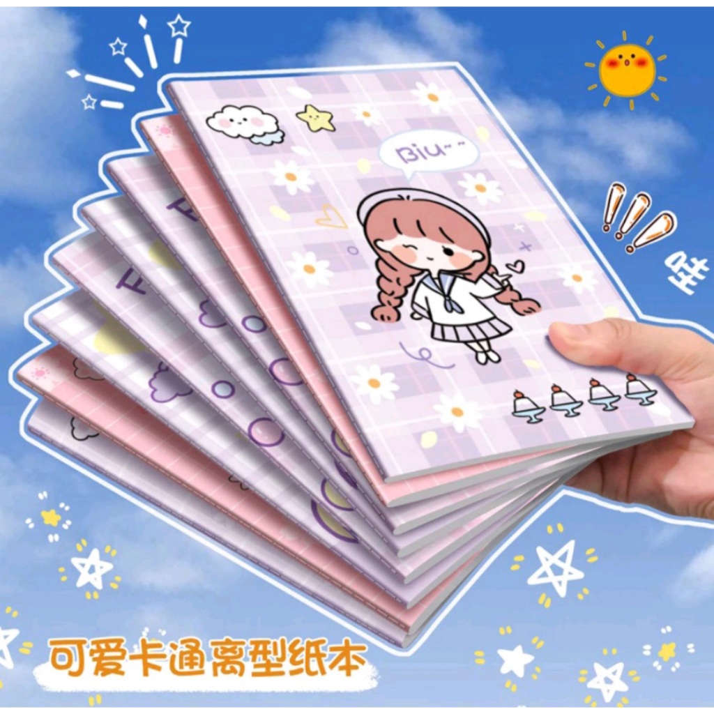 

Buku Tulis NoteBook Buku Sekolah Buku Menulis Buku Lucu Buku Motif Fomo