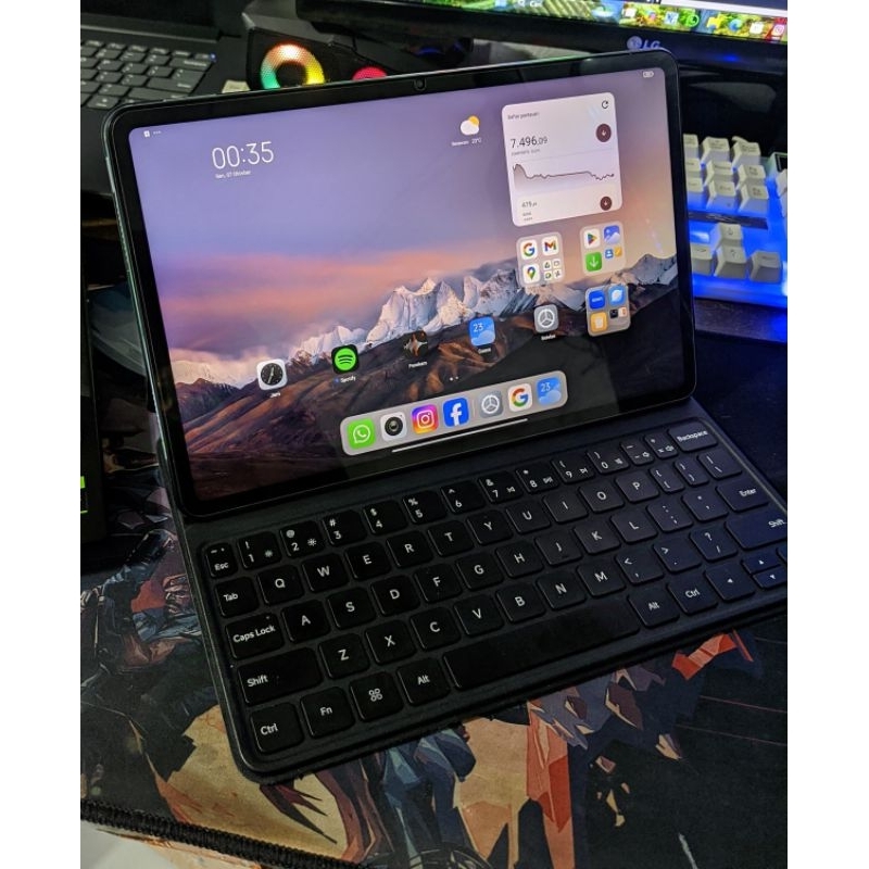 Xiaomi pad 6 second 16GB 8+8/256GB snapdragon 870 bonus keyboard ori bekas rasa baru