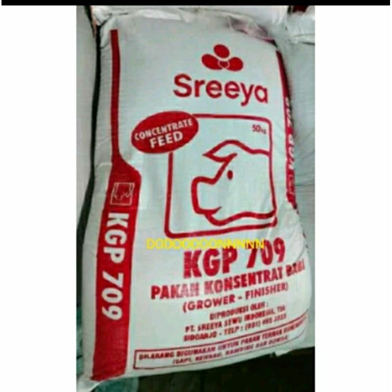 Konsentrat Tepung Kgp 709 Pakan Babi Grower Finisher pakan hewan ternak