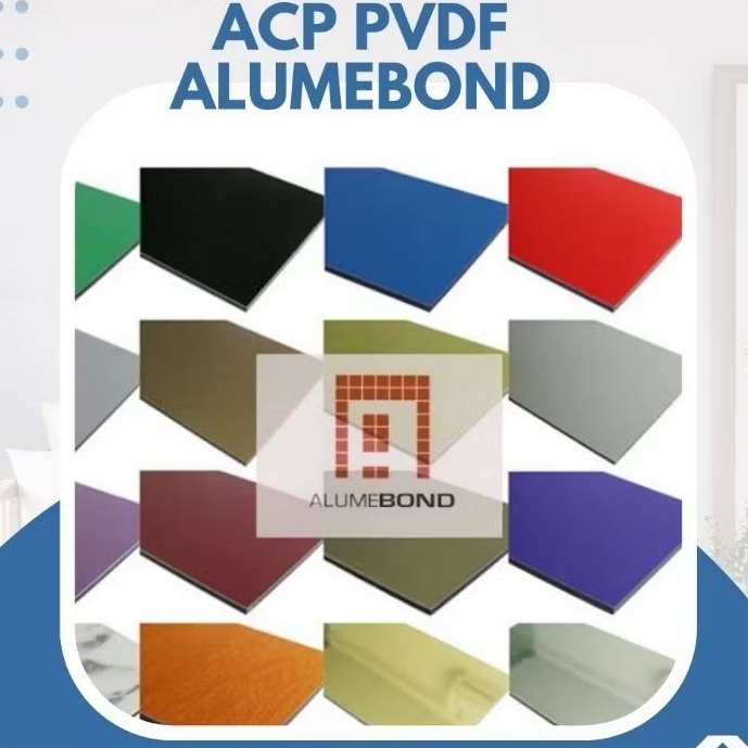 ACP PVDF Outdoor Eksterior tebal 4 mm Alumebond