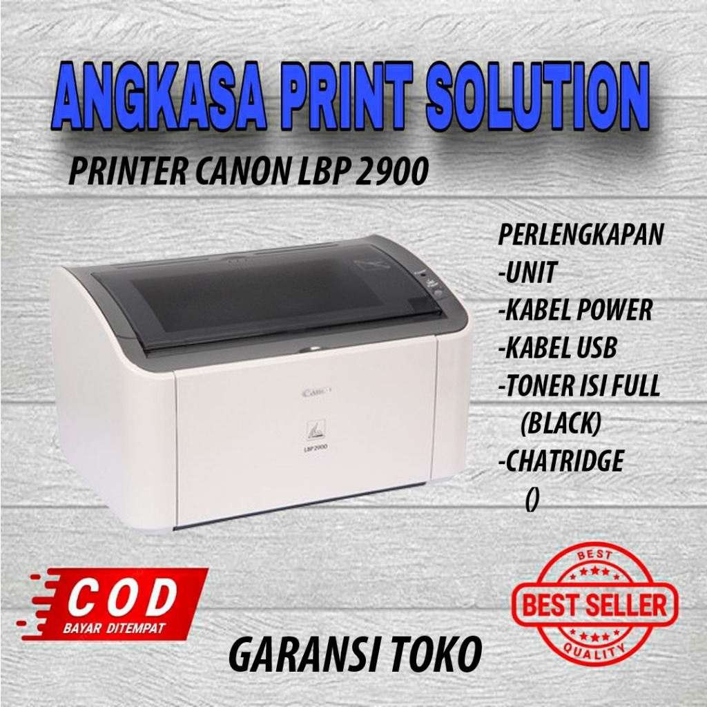 printer Canon lbp 2900 siap pakai