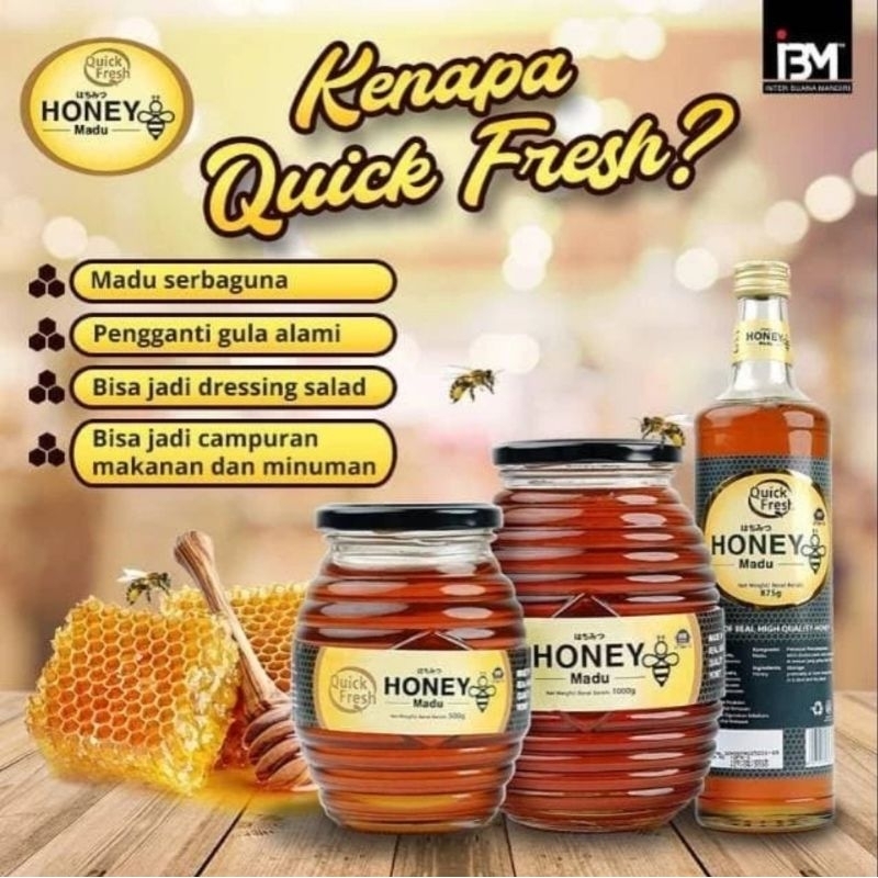 

Quick Fresh Madu Honey 500gr Jar