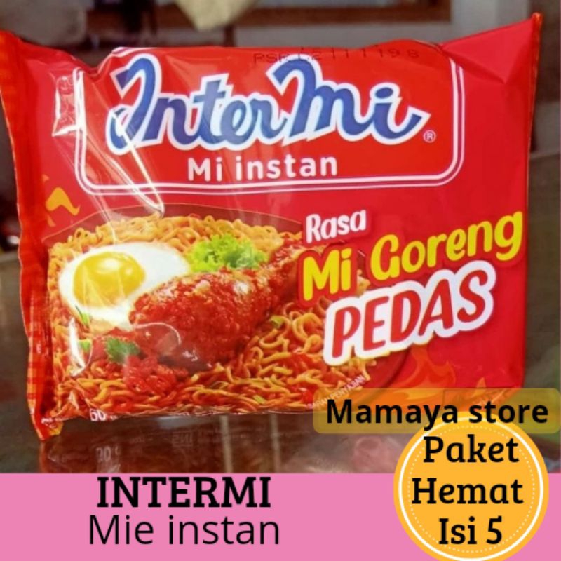 

Mamaya store"(Paket Hemat isi 5) Intermi Mie instan 60g