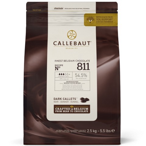 

Beryllicious.id - Callebaut dark chocolate couverture 811 54,5% (REPACK) cokelat dark callets murah sby
