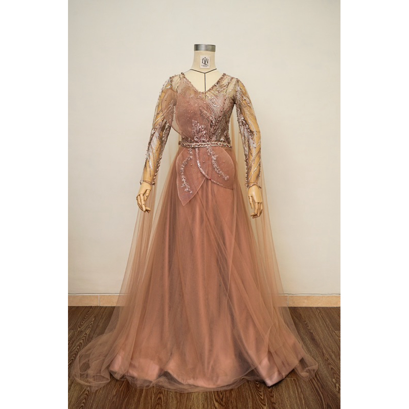 Gaun Pesta Rosegold by Lavani Atelier