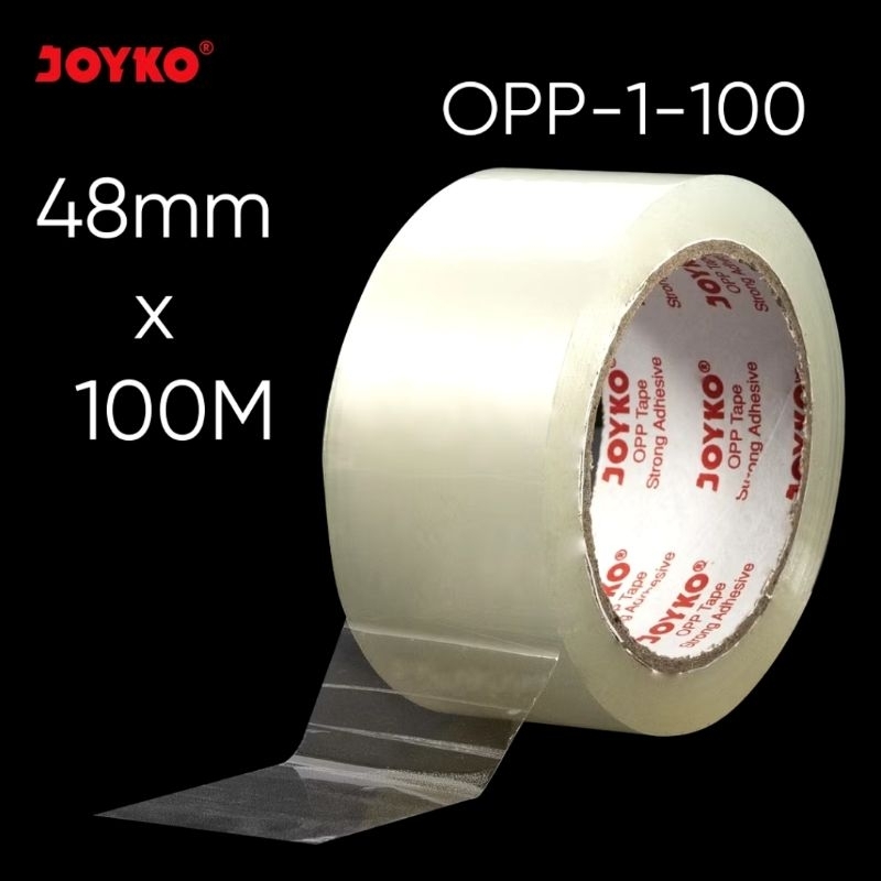 

Opp Tape Lakban Bening Joyko OPP 48mm × 100m Strong Adhesive