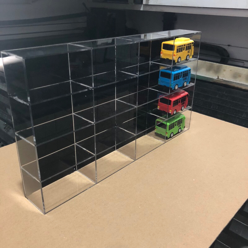 Rak hotwheels akrilik