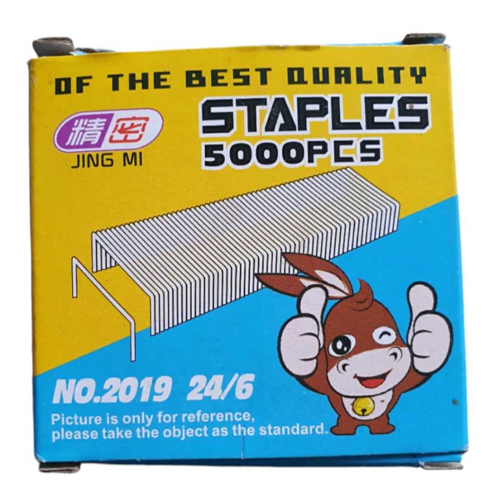 

STEPLES ISI STAPLES 5000pcs (50BTG) P 12.5mm T 6mm ANTI KARAT