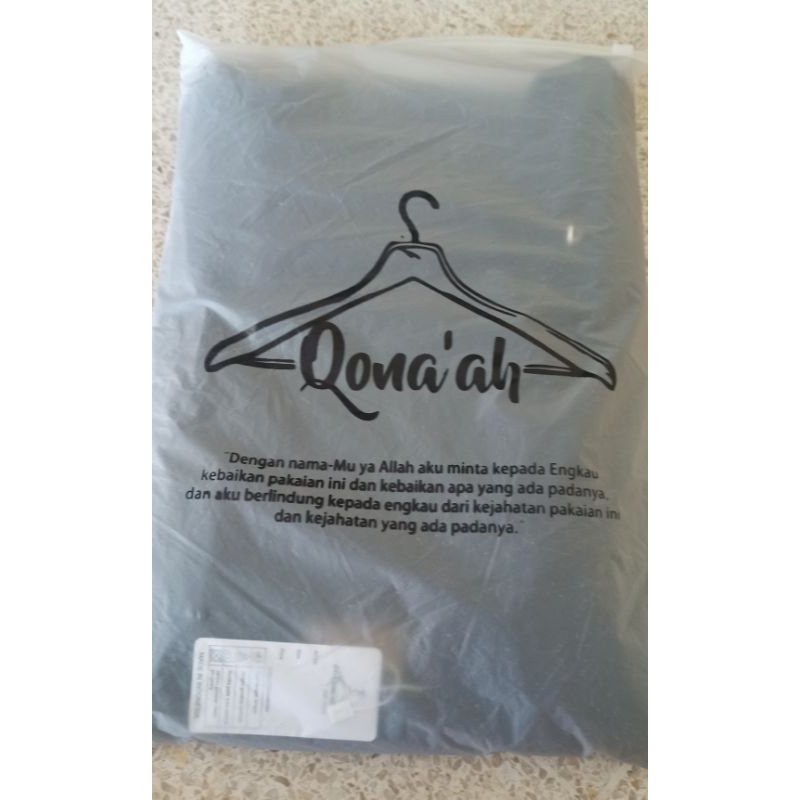 Gamis Kaftan Polos/Kaftan Dress original brand Qona'ah/ REAL PICT KAFTAN BY QONA'AH