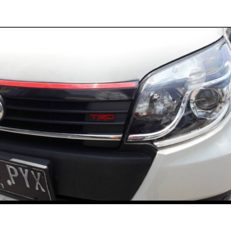 Emblem TRD untuk grill Toyota Rush 2016-2017