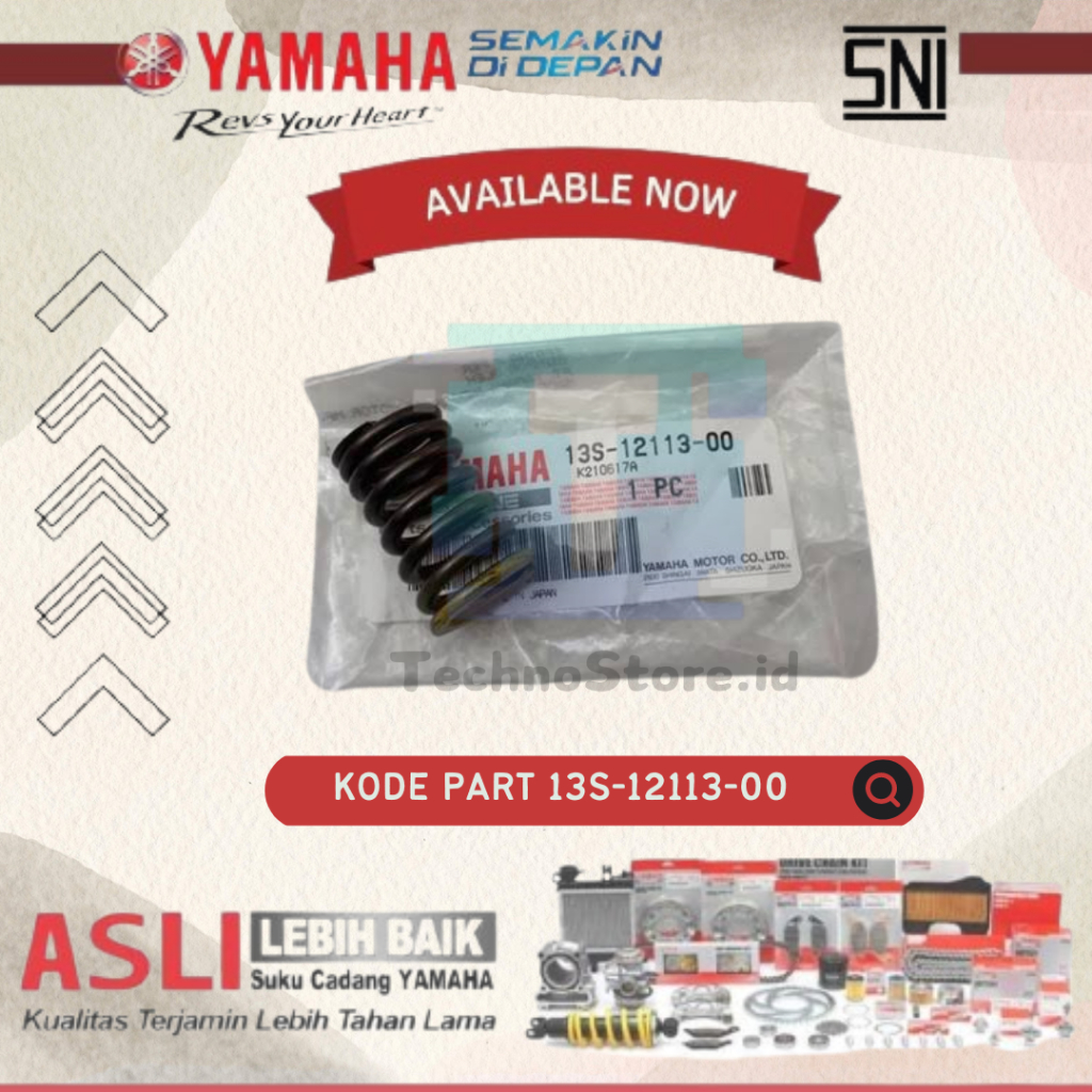 Per Klep YZF R6 ORIGINAL YAMAHA 13S-12113-00