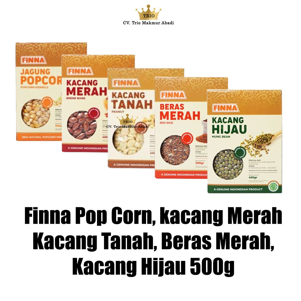 

Finna Beras Merah / Kacang Hijau 500g