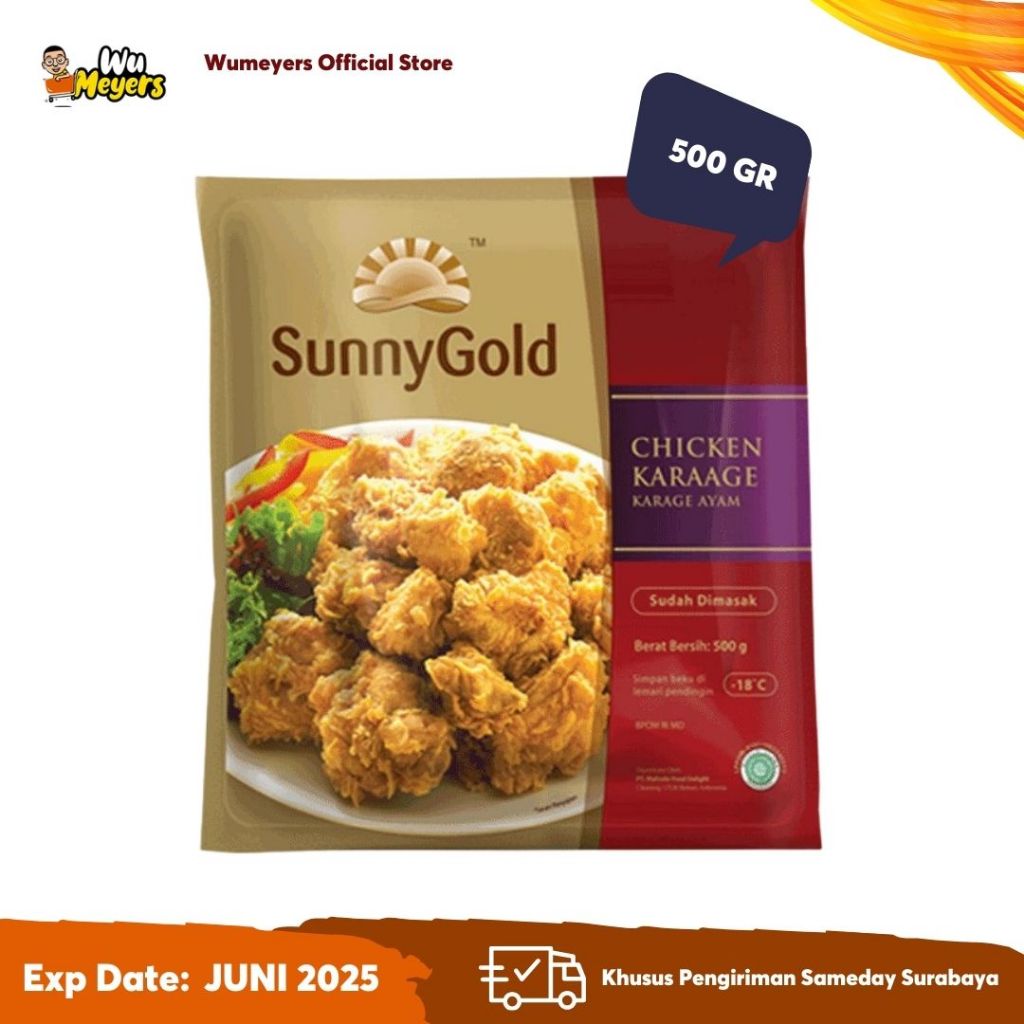 

Ayam Karage Sunny Gold Chicken Karage TM 500 gram