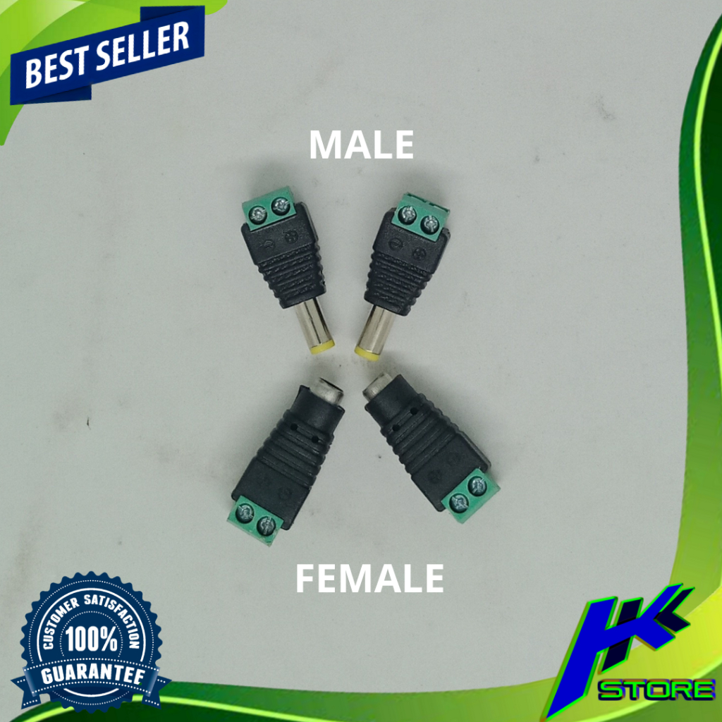 Jack DC Male/Famele Power DC