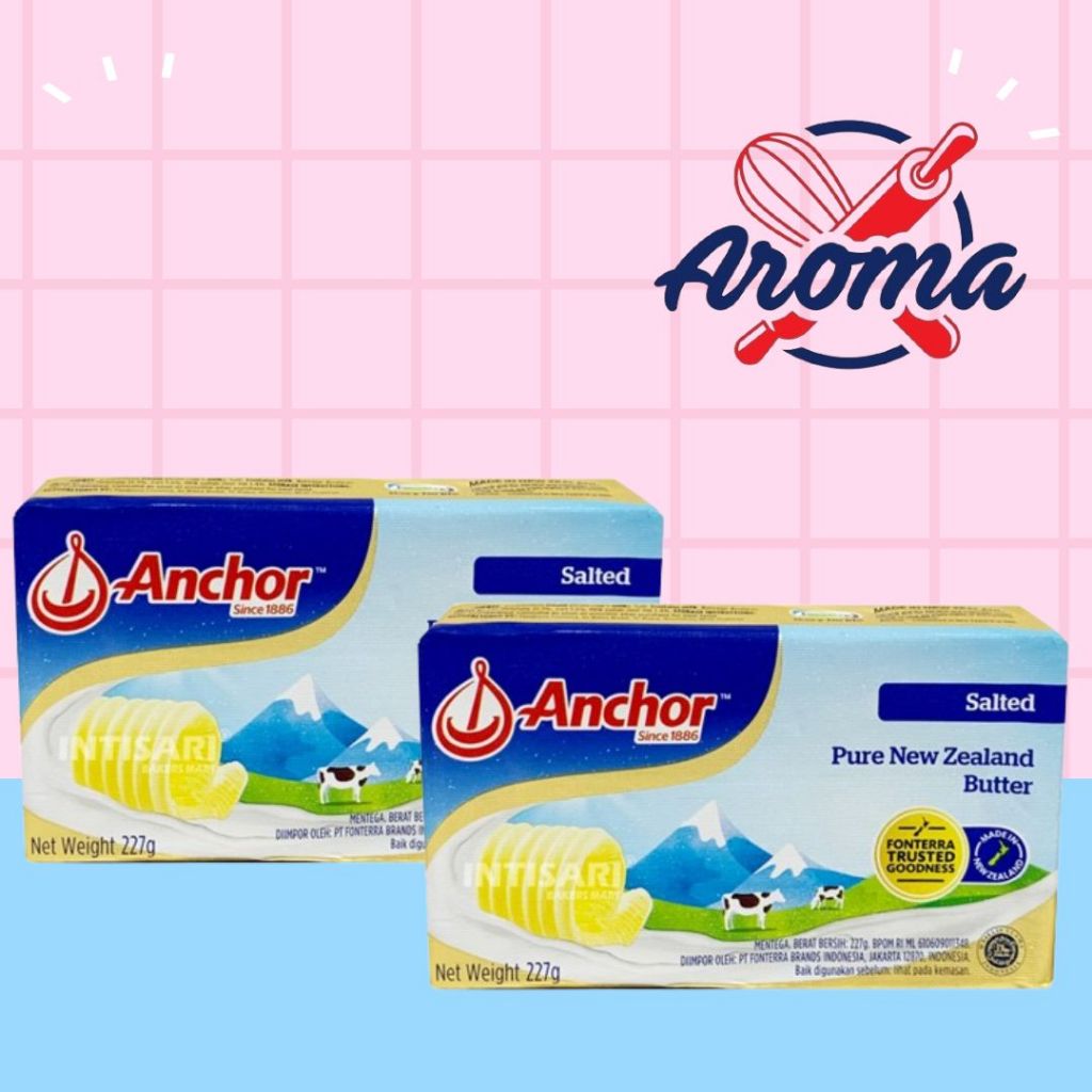 

Anchor Butter SALTED 227gr | Madiun Raya dan sekitarnya