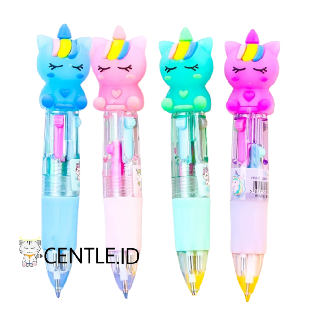

PULPEN CETEK 4 WARNA UNICORN DUDUK | PULPEN LUCU | ALAT TULIS SEKOLAH UNIK MURAH TERJANGKAU