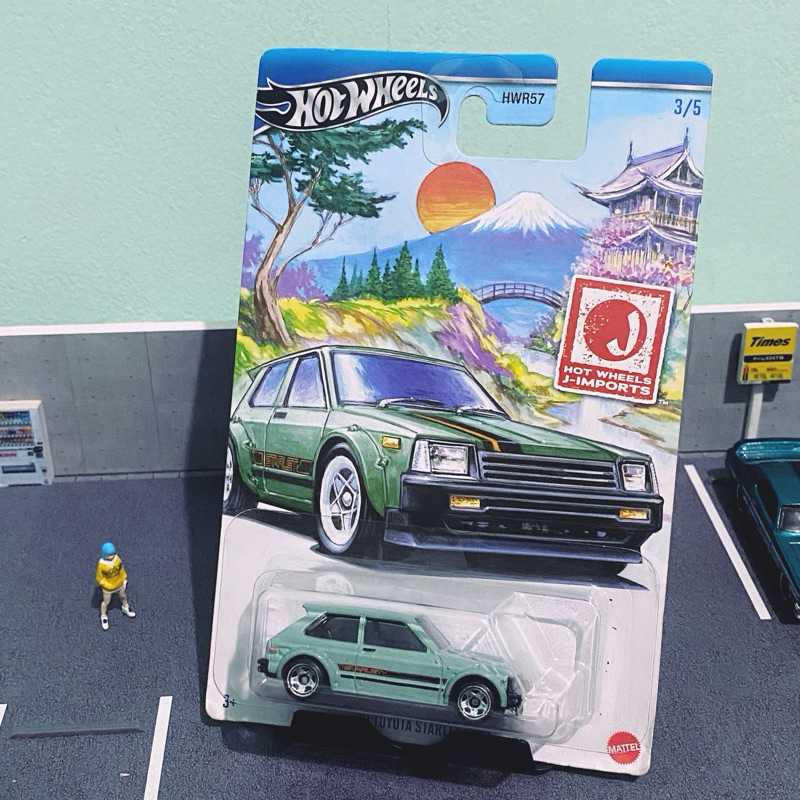 Hot Wheels - '81 Toyota Starlet KP61 - Hot Wheels J-Imports
