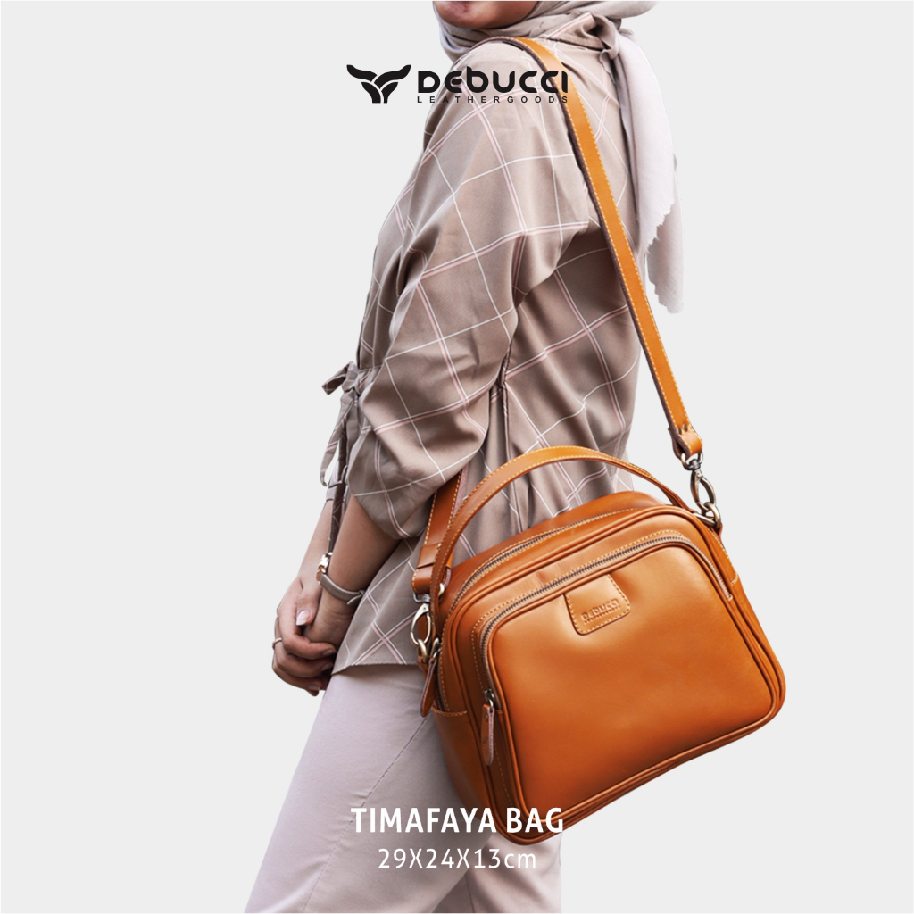 Debucci Leather goods - Timafaya bag/Tas cewek kulit asli/Tas Selempang Kulit Asli/Tas Selampang