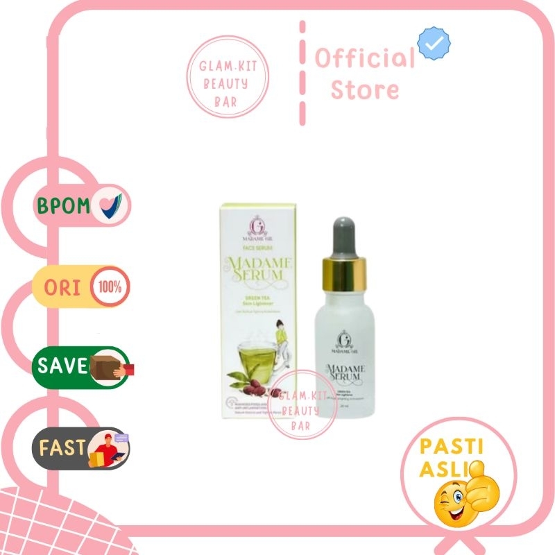 Madame Gie Serum Gold Skin Lightener | Knotweed Skin Lightener | Greentea Skin Lightener 20ml