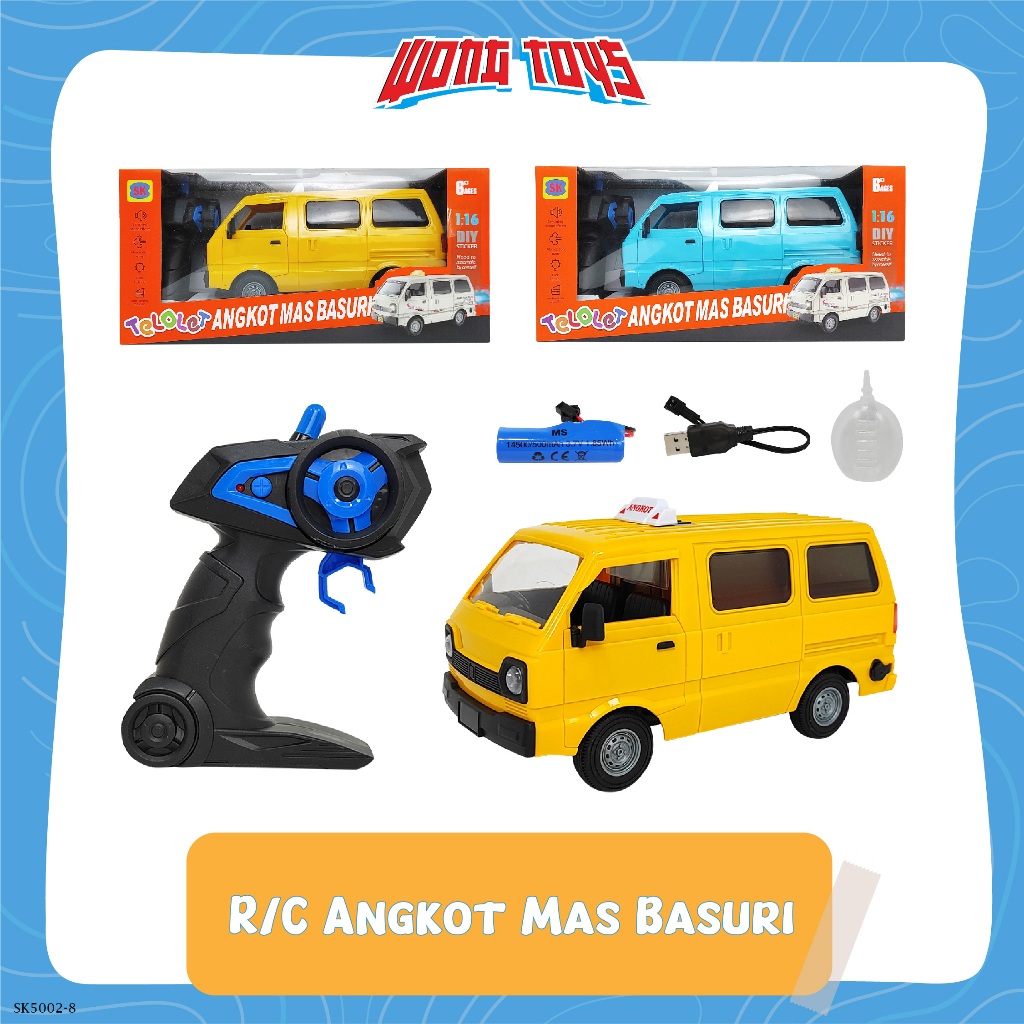 R/C Angkot Mas Basuri (SK5002-8) - Mainan Mobilan RC Angkot Mas Basuri Telolet
