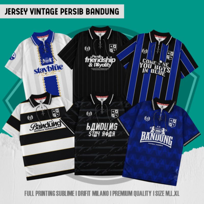 JERSEY FANTASI BANDUNG / JERSEY FANTASI PERSIB BANDUNG / JERSEY VINTAGE BANDUNG