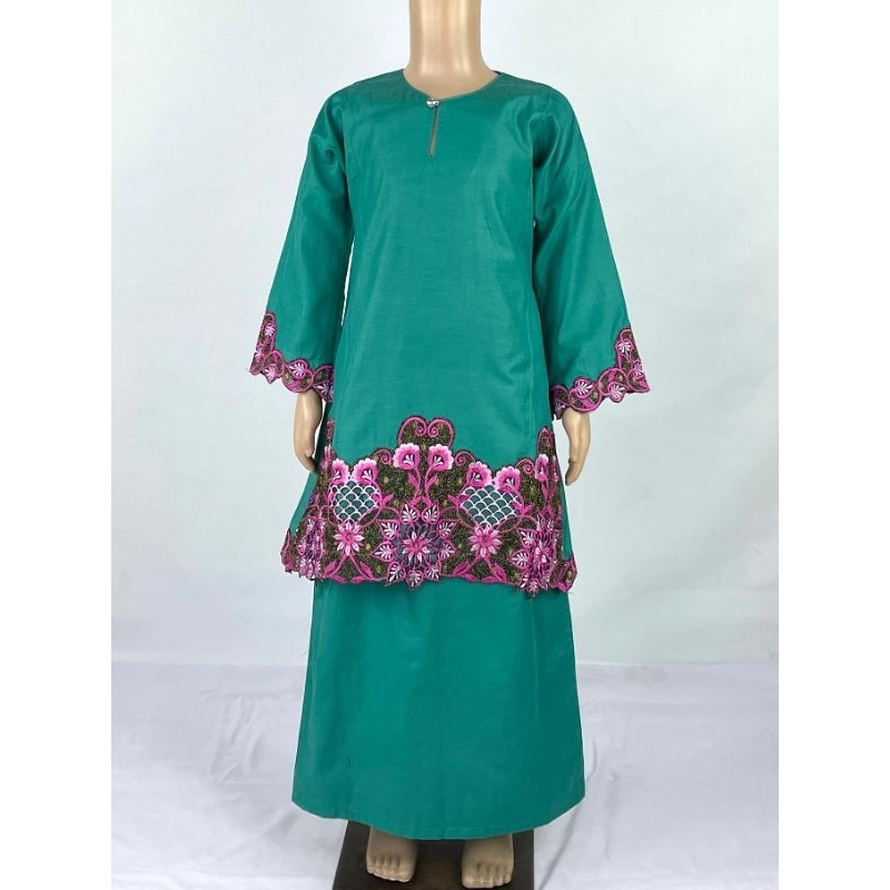 Sircinta One set Baju Kurung Jadi Anak bordir Dahlia bySC