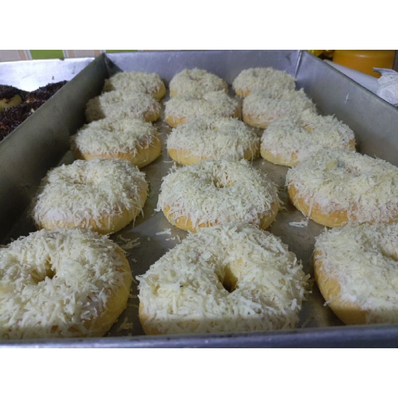 

Roti donat susu toping keju lembut enak, premium