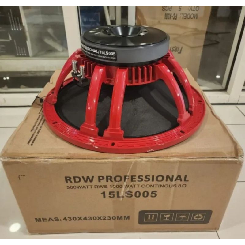 SPEAKER COMPONENT RDW 15LS005 / 15 LS 005 15 INCH ORIGINAL
