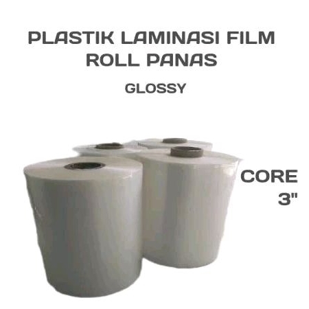 

Plastik Laminasi Film Roll Panas Glossy 18 Mic ( 33 CM x 3000 Meter)