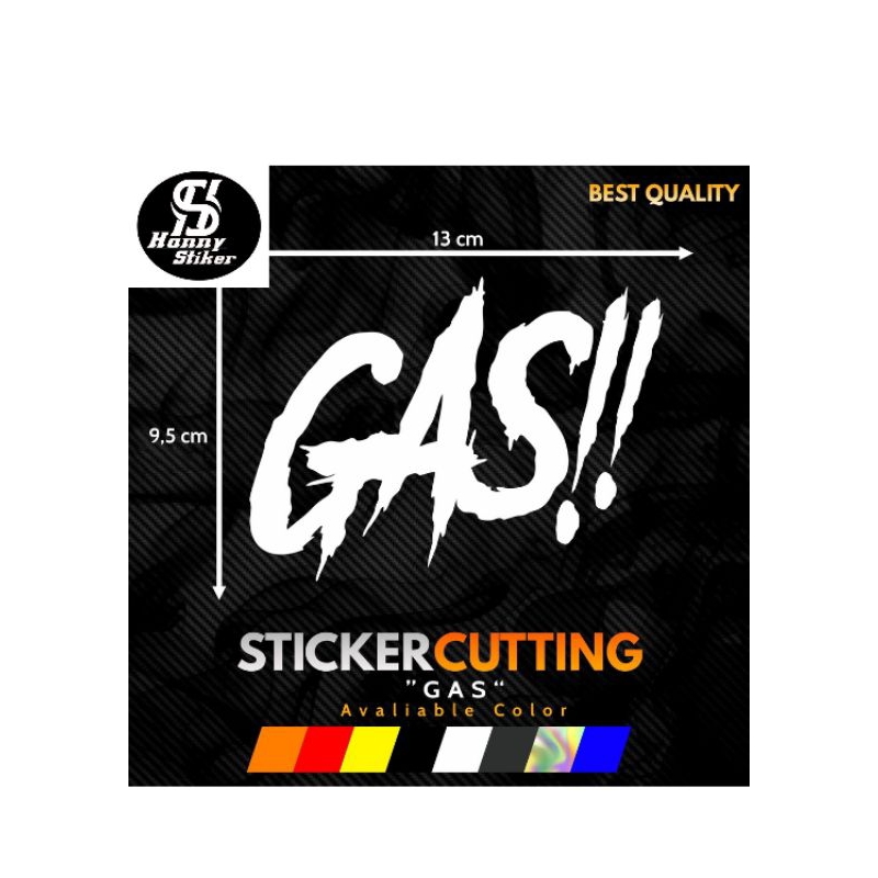 

Stiker Gas Besar